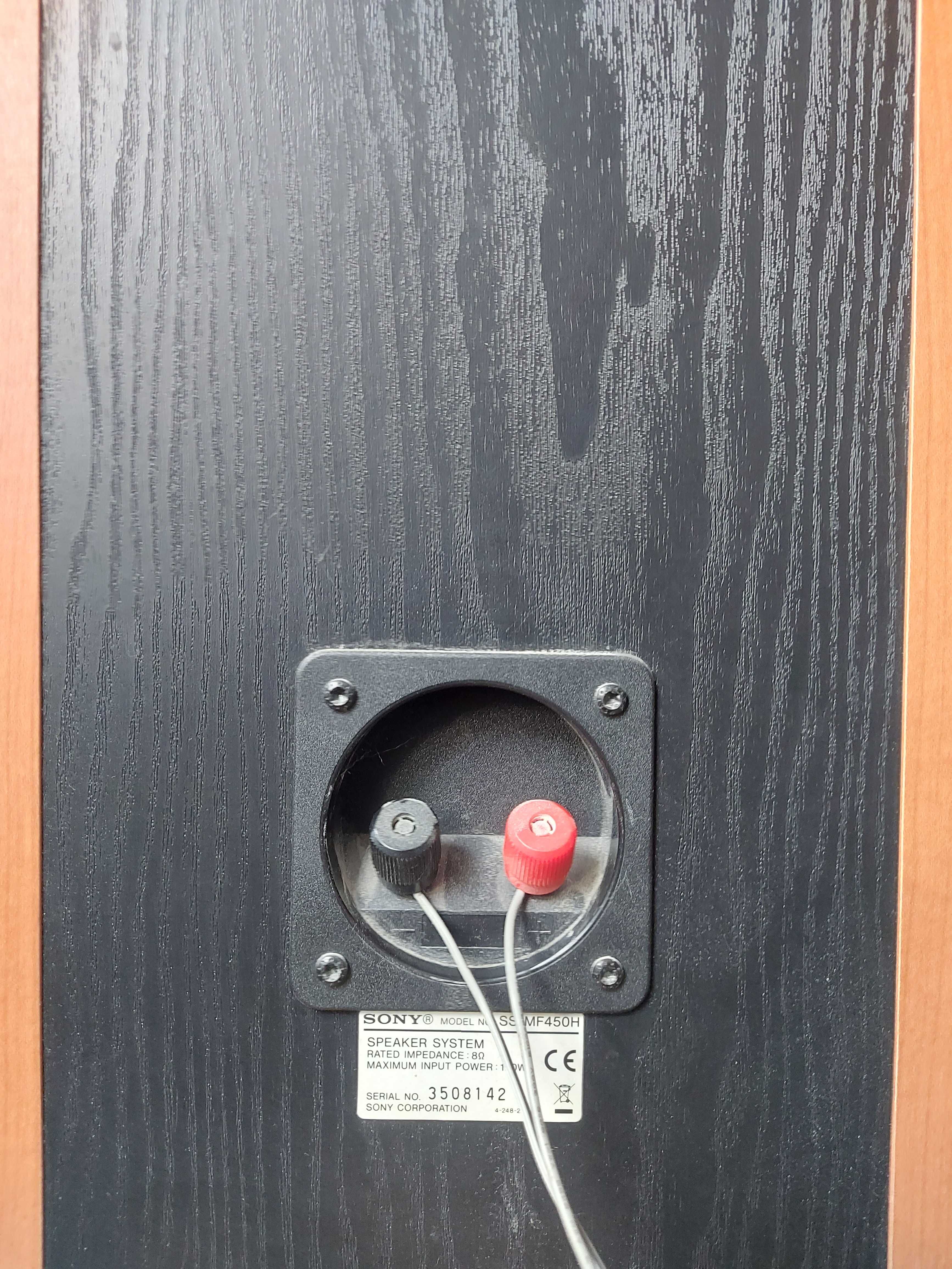Zestaw SONY amplituner + odtwarzacz płyt CD/DVD + kolumny