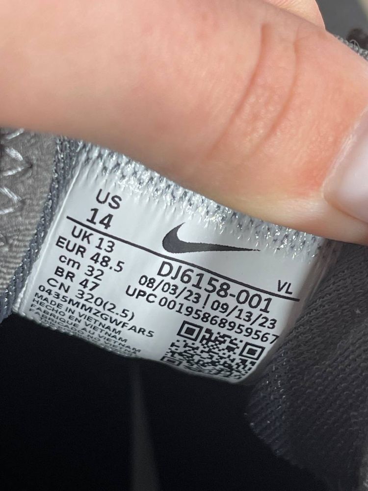 Оригінал кросівки nike react pegasus trail 4 dj6158-001 оригинал 48.5