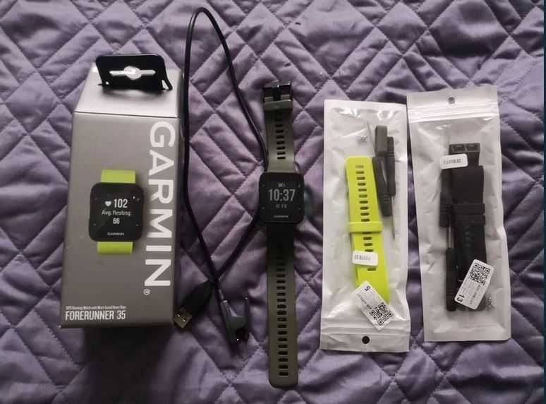 JAK NOWY Zegarek Garmin z GPS i PULSometrem GRATIS NOWE paski