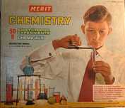 Brinquedo didático vintage - Merit Estudante de Química