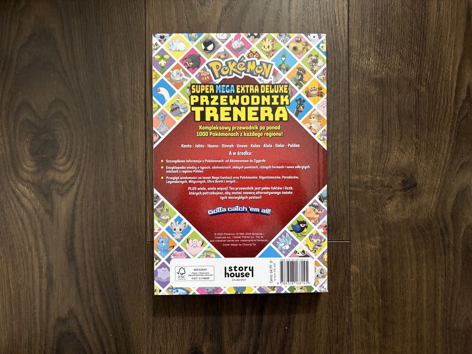 Pokemon Super Mega Extra Deluxe Podrecznik Trenera - NOWY