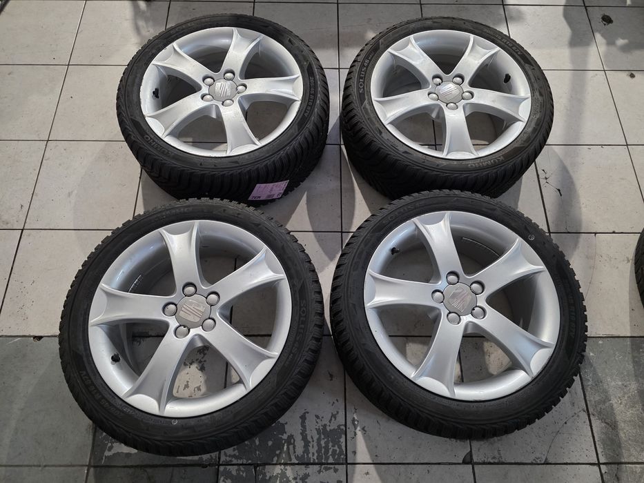 Felgi aluminiowe Seat Ibiza 5x100 et43 6,5jx16 Kumho 205/45r16