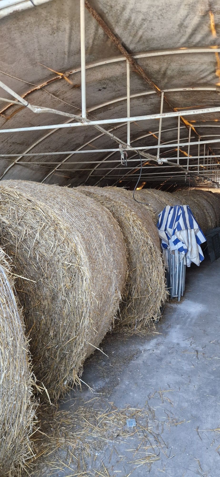 Odchowalnia Drobiu Tunel Magazyn słomy siana