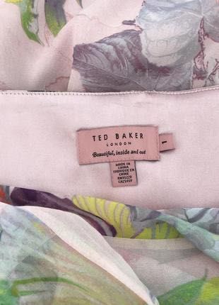 TED BAKER длинное шелковое люксовое платье