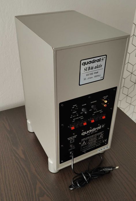 QUADRAL SUB 46 Subwoofer Aktywny Bass Reflex 100W ZADBANY