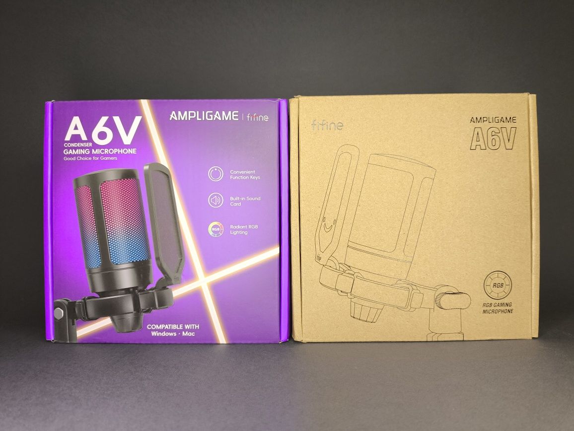 ‼️Fifine A6V Ampligame - конденсаторний USB мікрофон для ПК + гарантія