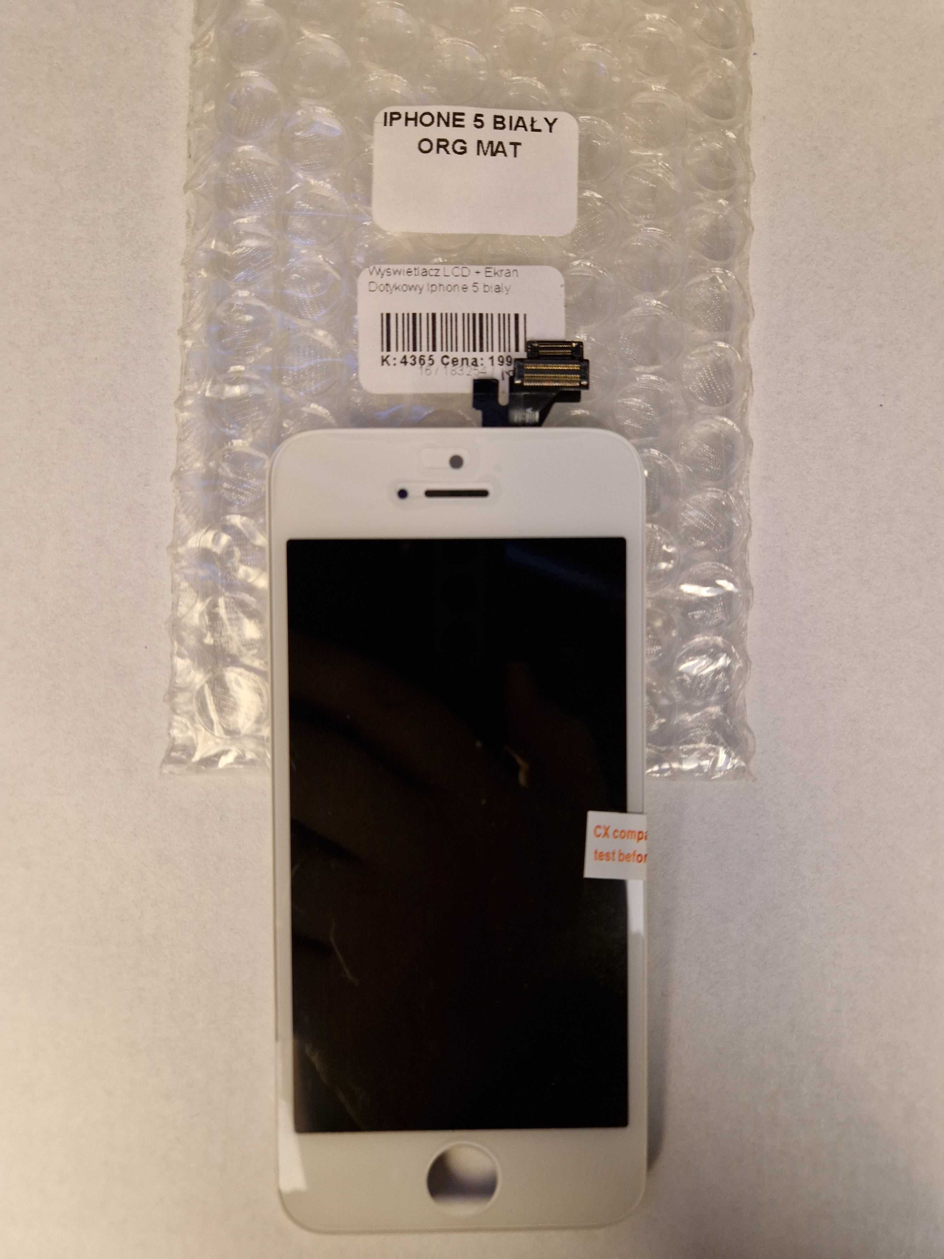 Wyświetlacz LCD + Ekran dotykowy iPhone 5 biały