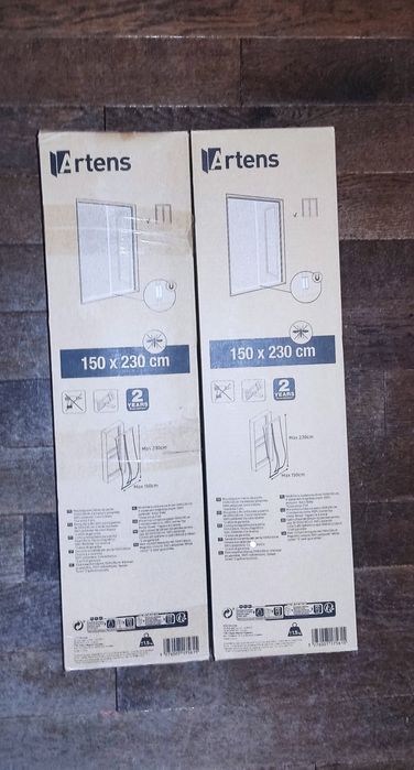 Moskitiera zasłona na drzwi 150 x 230 zapięcie magnetyczne okno komary