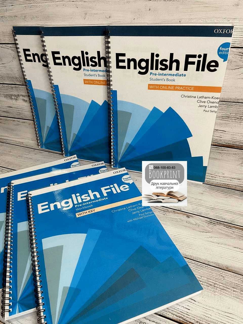 English File 4th edition книга+зошит+AУДІО