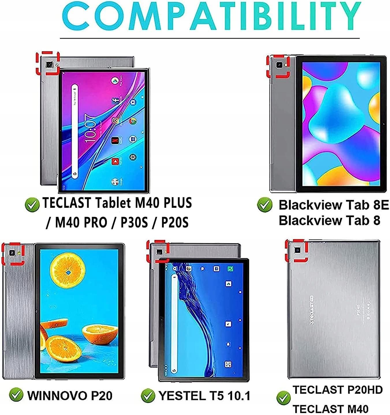 Etui Ochronne Do Tabletu Teclast / Blackwiev / Winnovo / Yestel 10.1''