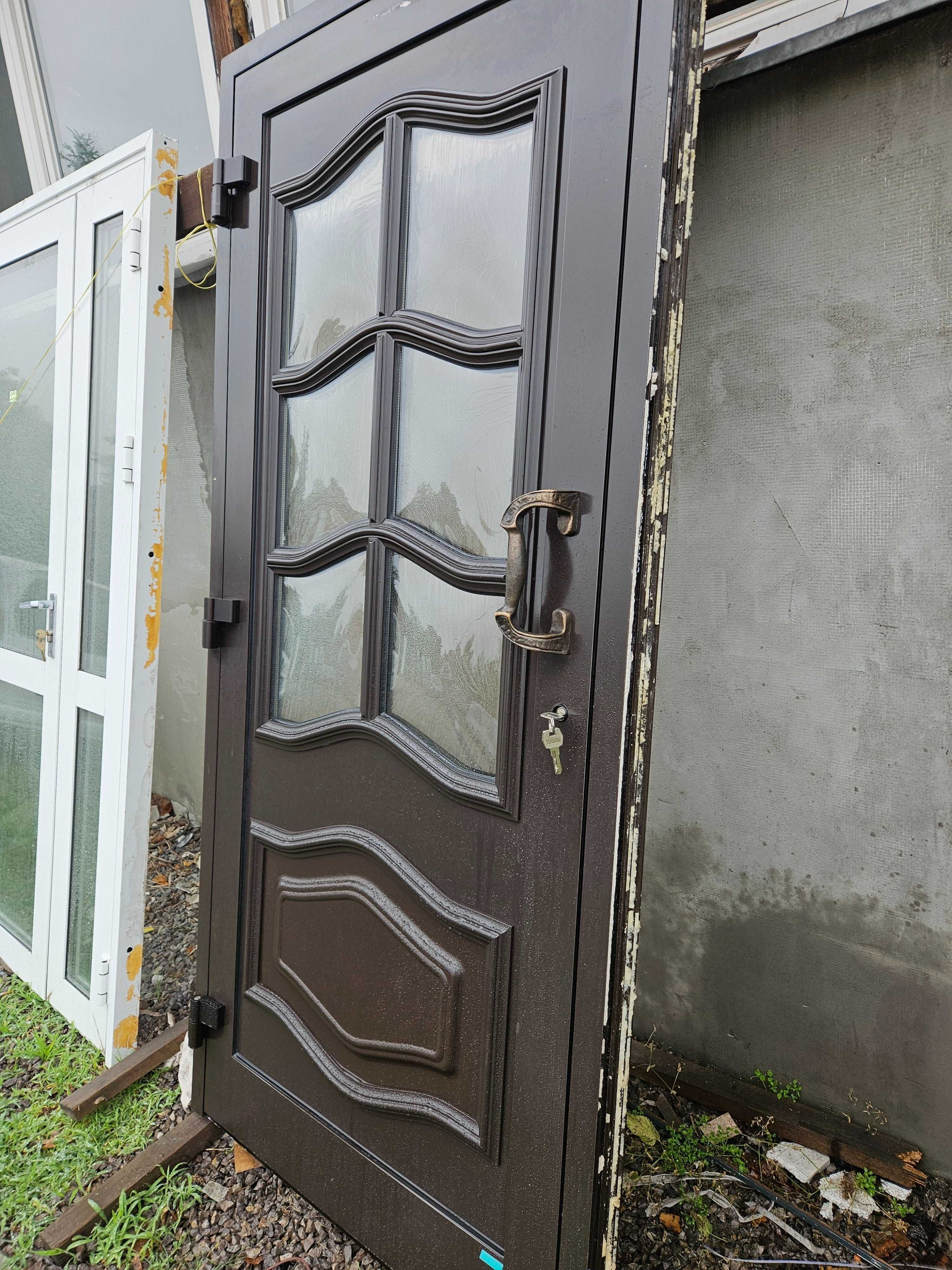 DRZWI Zewnętrzne Aluminiowe Wejściowe 96x205cm