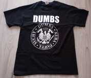 DUMBS orzeł Ramones punk rock koszulka rozm M używana