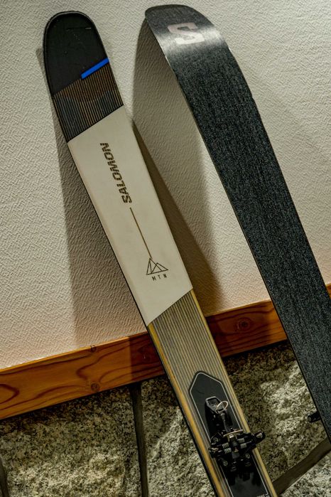 Narty skiturowe Salomon MTN 96 carbon 166 cm - zestaw z fokami