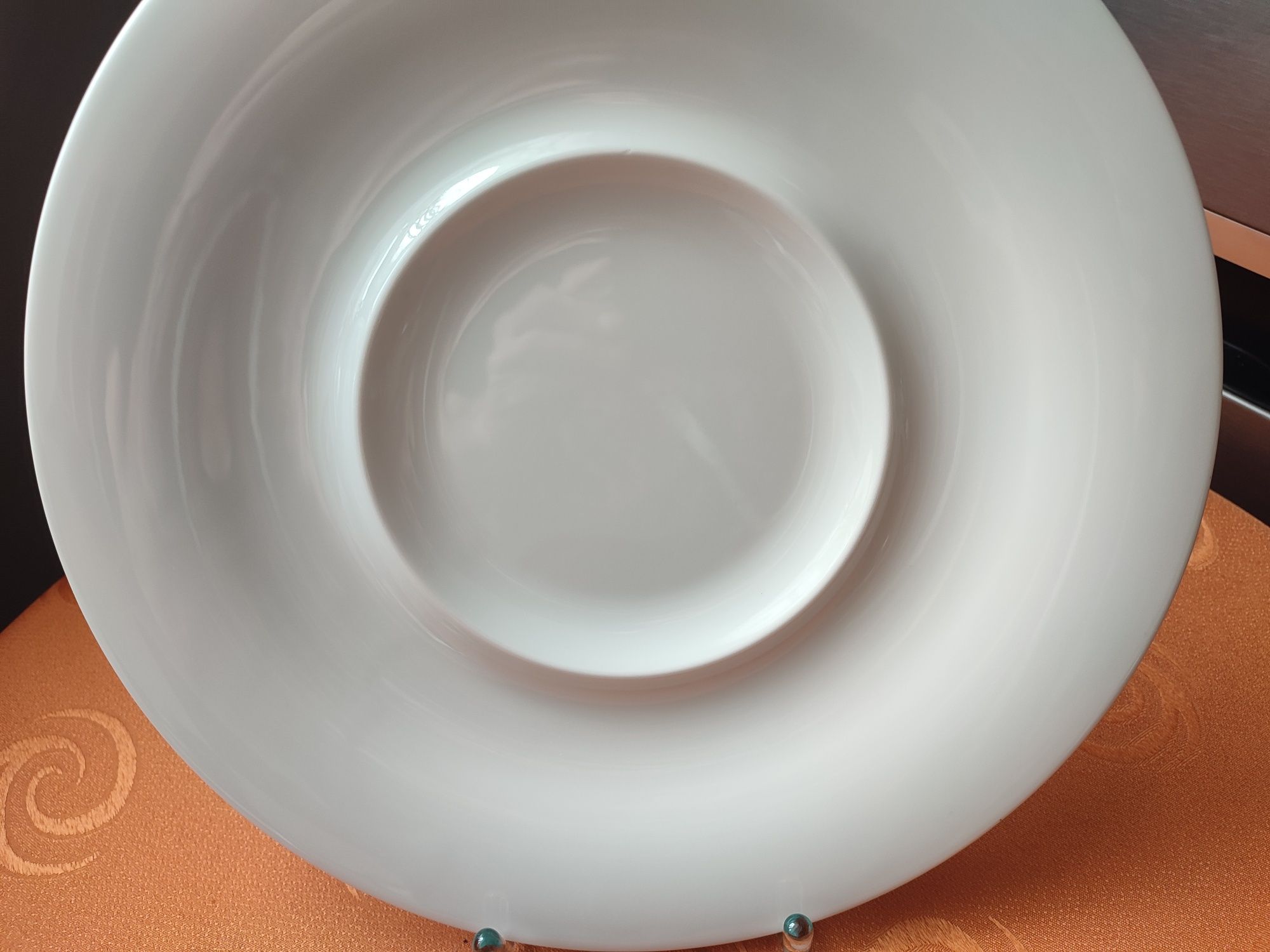 Śliczny duży talerz patera porcelana Thun