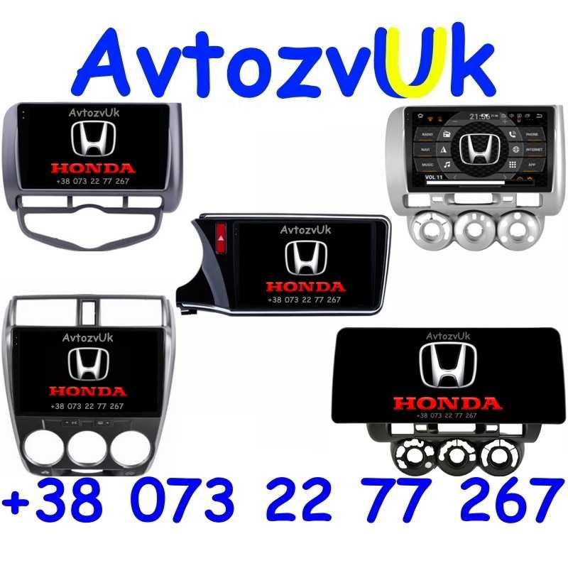 Магнитола CITY Honda JAZZ GPS USB 2 дин Сити Джаз CarPlay Android 14