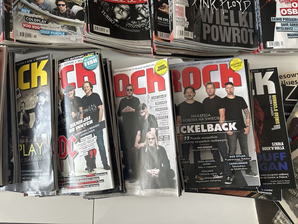 Sprzedam bokolekcję 125 egzemplarzy gazety "Teraz Rock"!