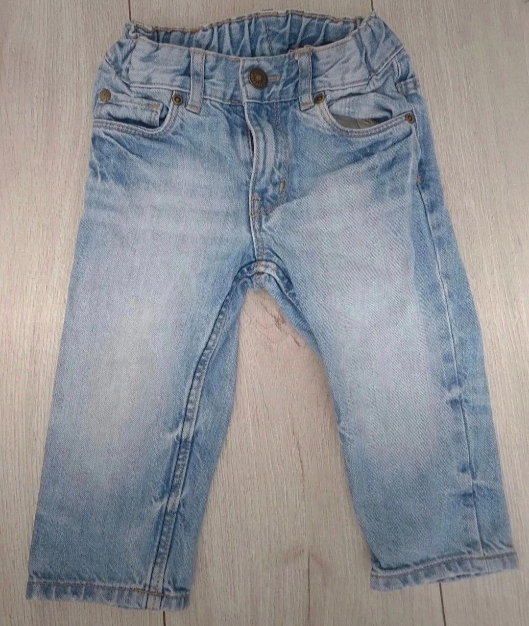 Spodnie jeansowe jeansy H&M  r 80