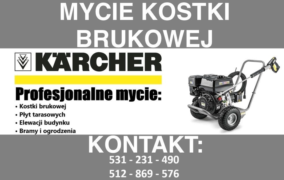 Mycie kostki brukowej /elewacji Mycie cisnieniowe / SUPER CENY