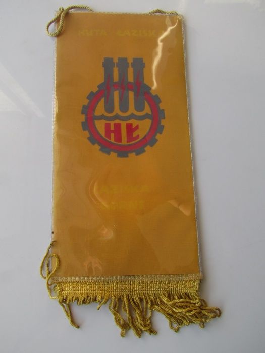 Proporczyk Huta Łaziska Górne Logo OHP Ochotnicze Hufce Pracy