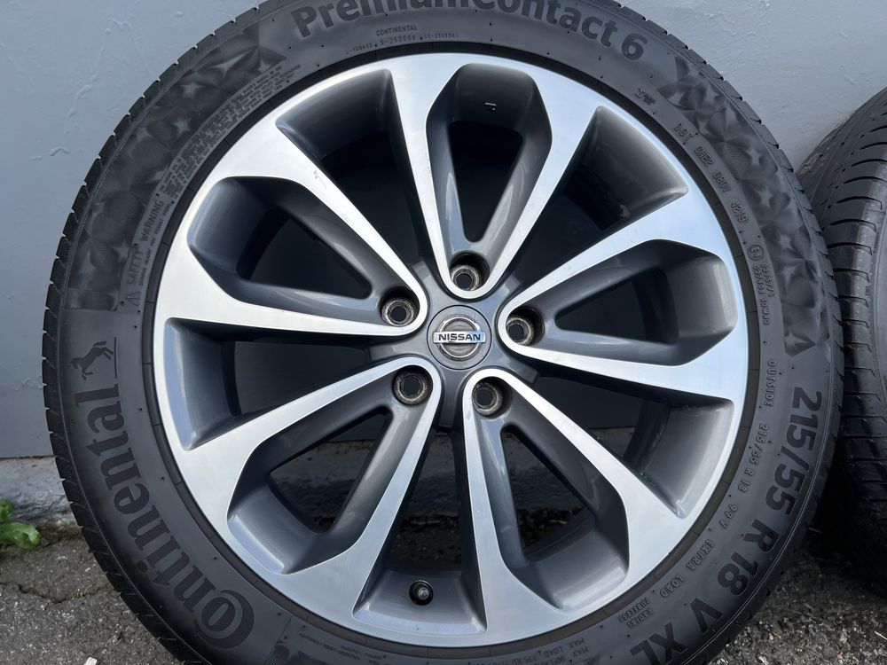 Оригінальні диски Nissan r18 5*114,3 Qashqai Rogue X-Trail Renault