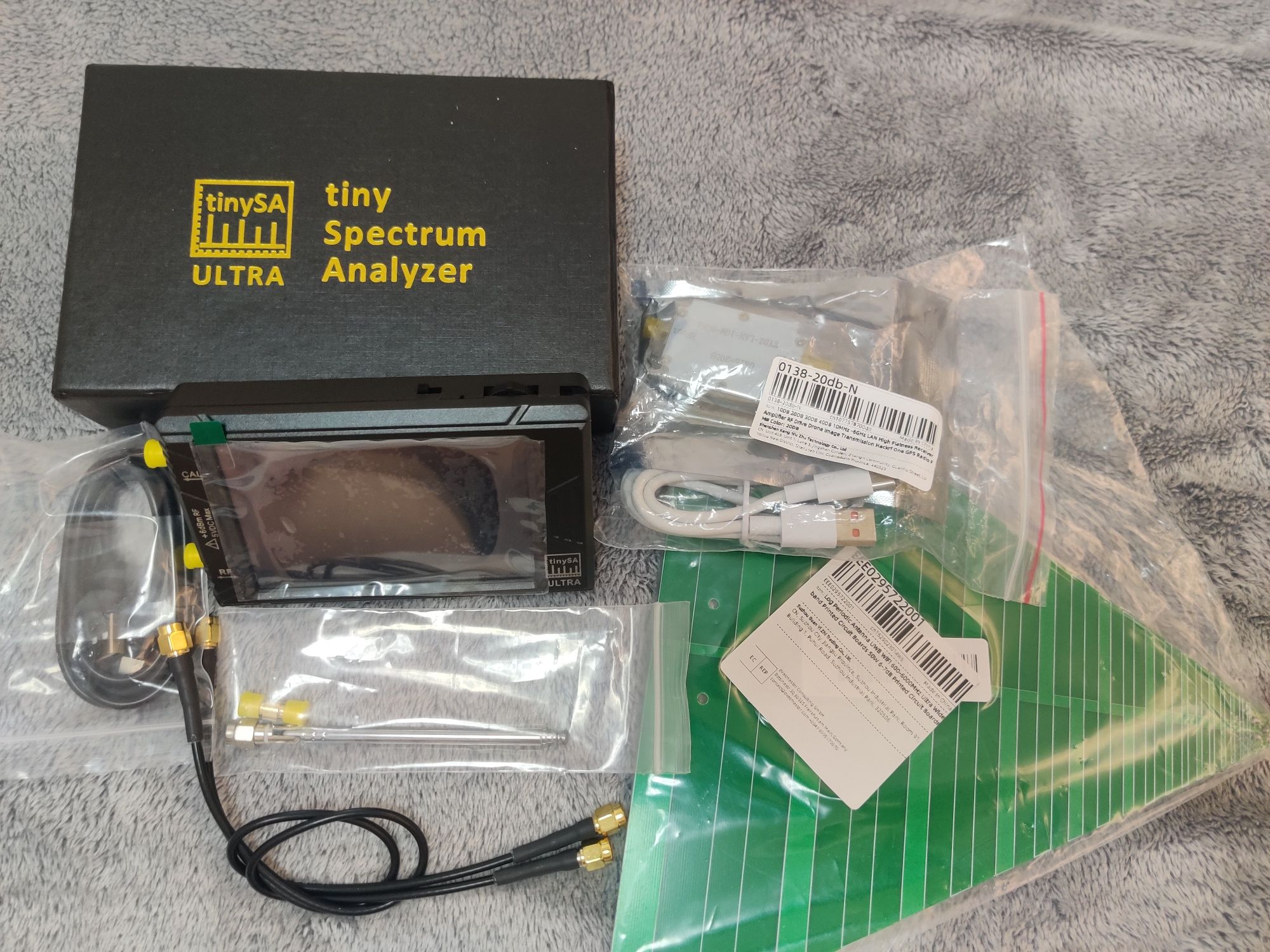 Продам комплект на детектор Tiny sa Ultra, антена, підсилювач