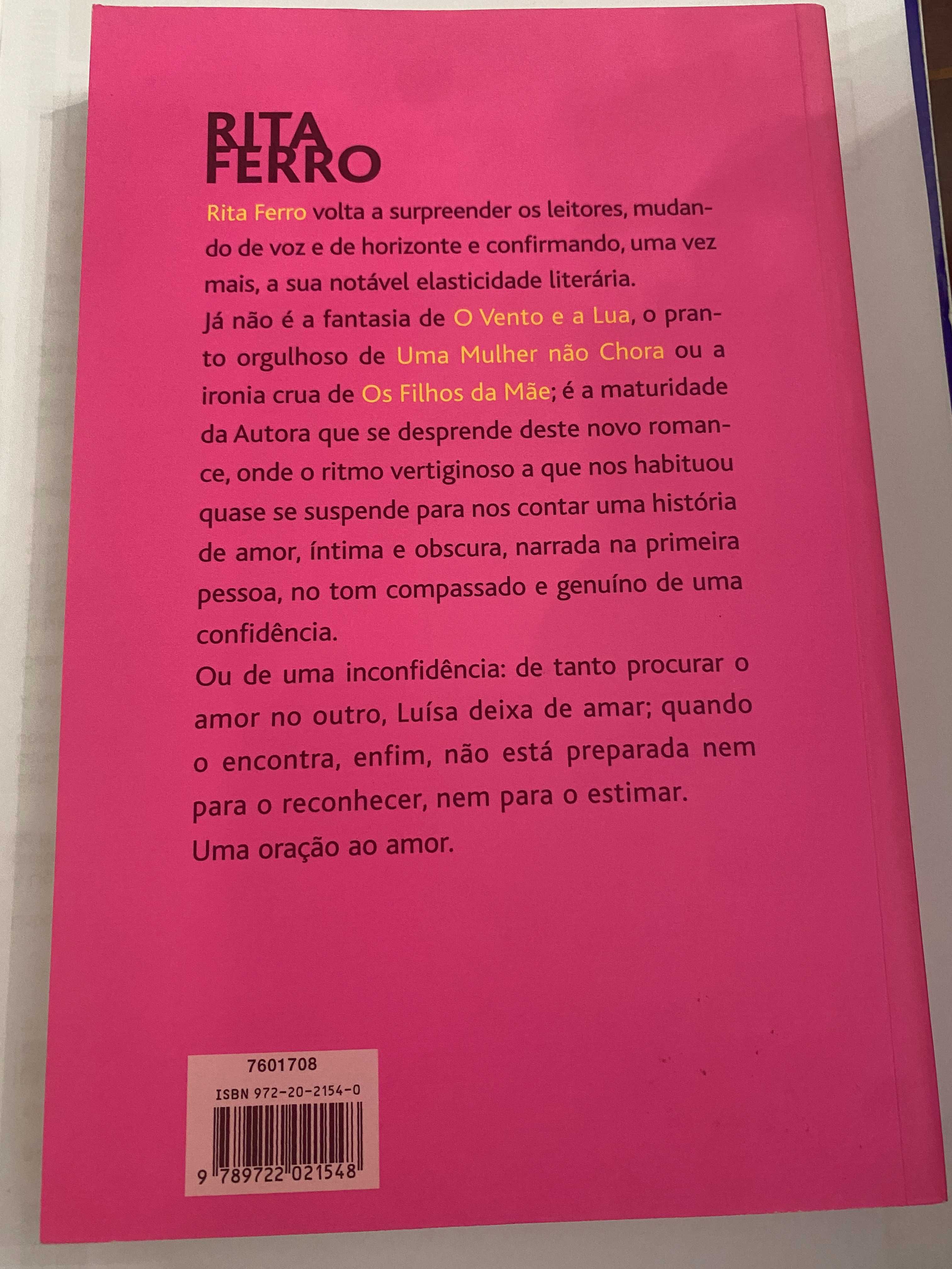 Livro da Escritora Rita Ferro