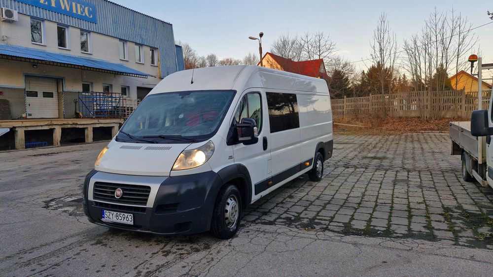 Fiat Ducato L4H3, Brygadówka, 7 osób, Klimatyzacja! super stan!
