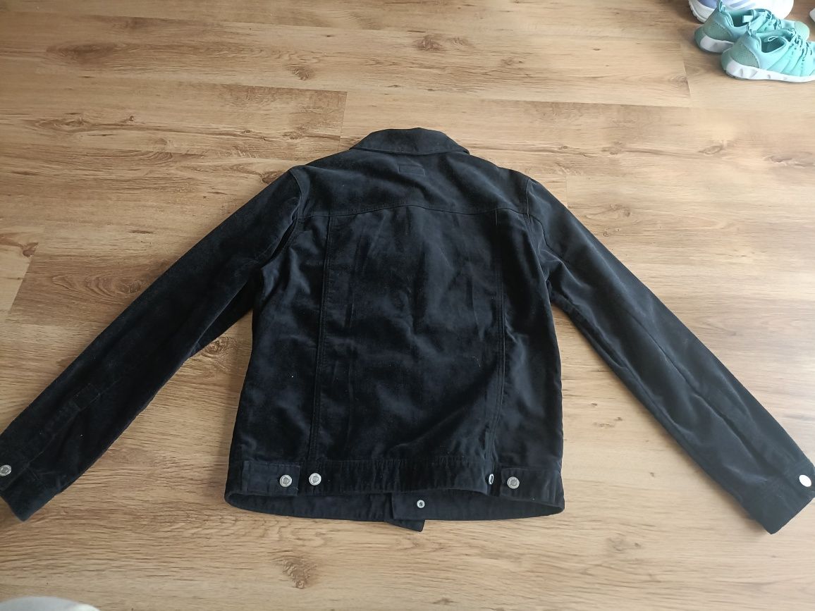 Kurtka ASOS M czarna katana wiosenna L męska parka elegancka