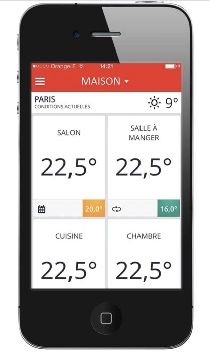 Termostato Evohome Honeywell Inteligente com controlo Caldeira