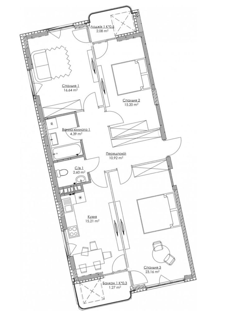 Без % 92кв м квартира + комора у подарунок у 2 будинку О2 Residence