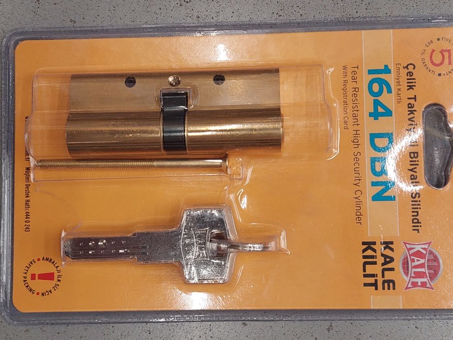 Вставка 164 DBN 90(45×45) KALE, симметричный, 5ключей, лазерная насечк