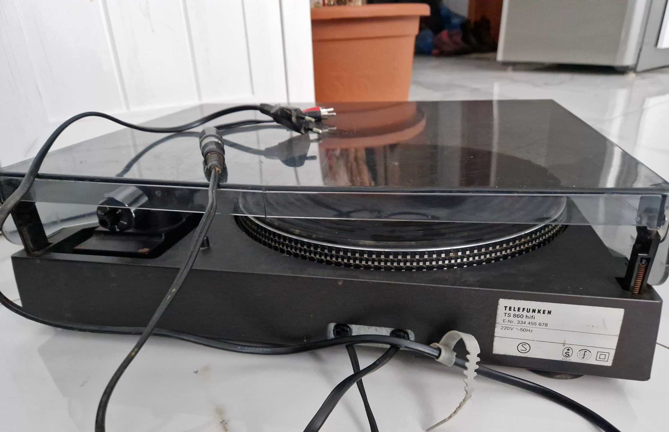 Ts 860 telefunken gramofon audio technica