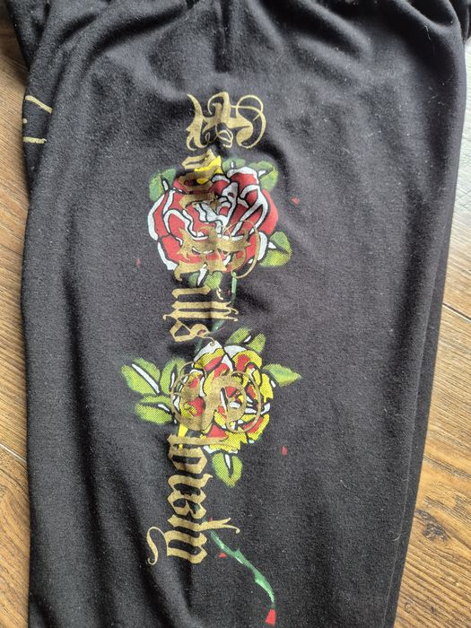 Legginsy 3/4 ed hardy M idealne