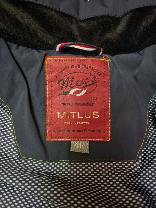 Чоловіча утеплена куртка MITLUS, темно-синя, розмір 48