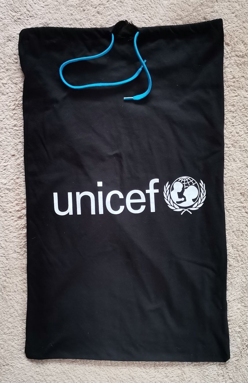 Super worek torba nadruk napis Unicef