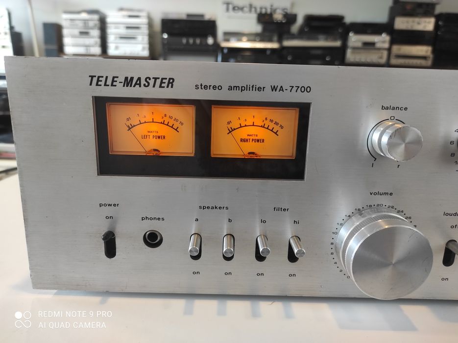 Tele-Master WA-7700 dual mono . Wzmacniacz Vintage. Sprawny.