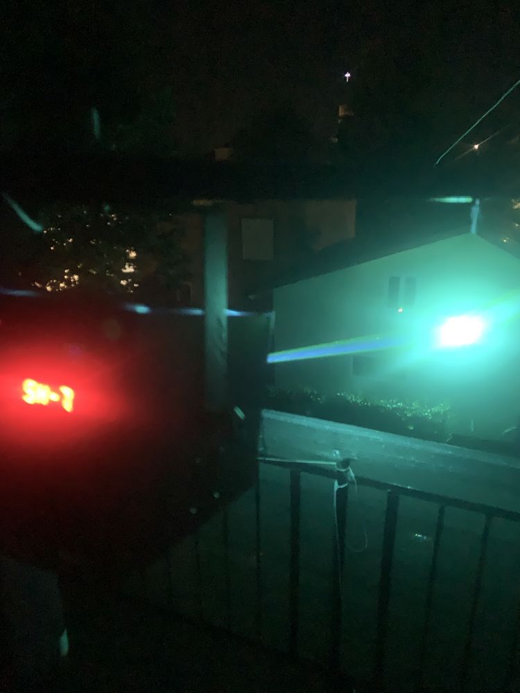 Projektor laserowy sceniczny 3W DMX