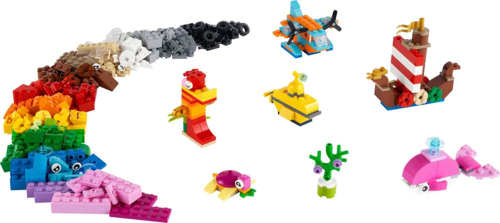 Конструктор LEGO Classic Творчі веселощі в океані (11018) Лего