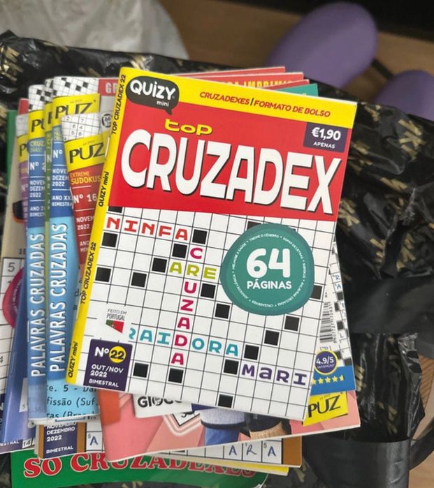 17 livros de passatempos