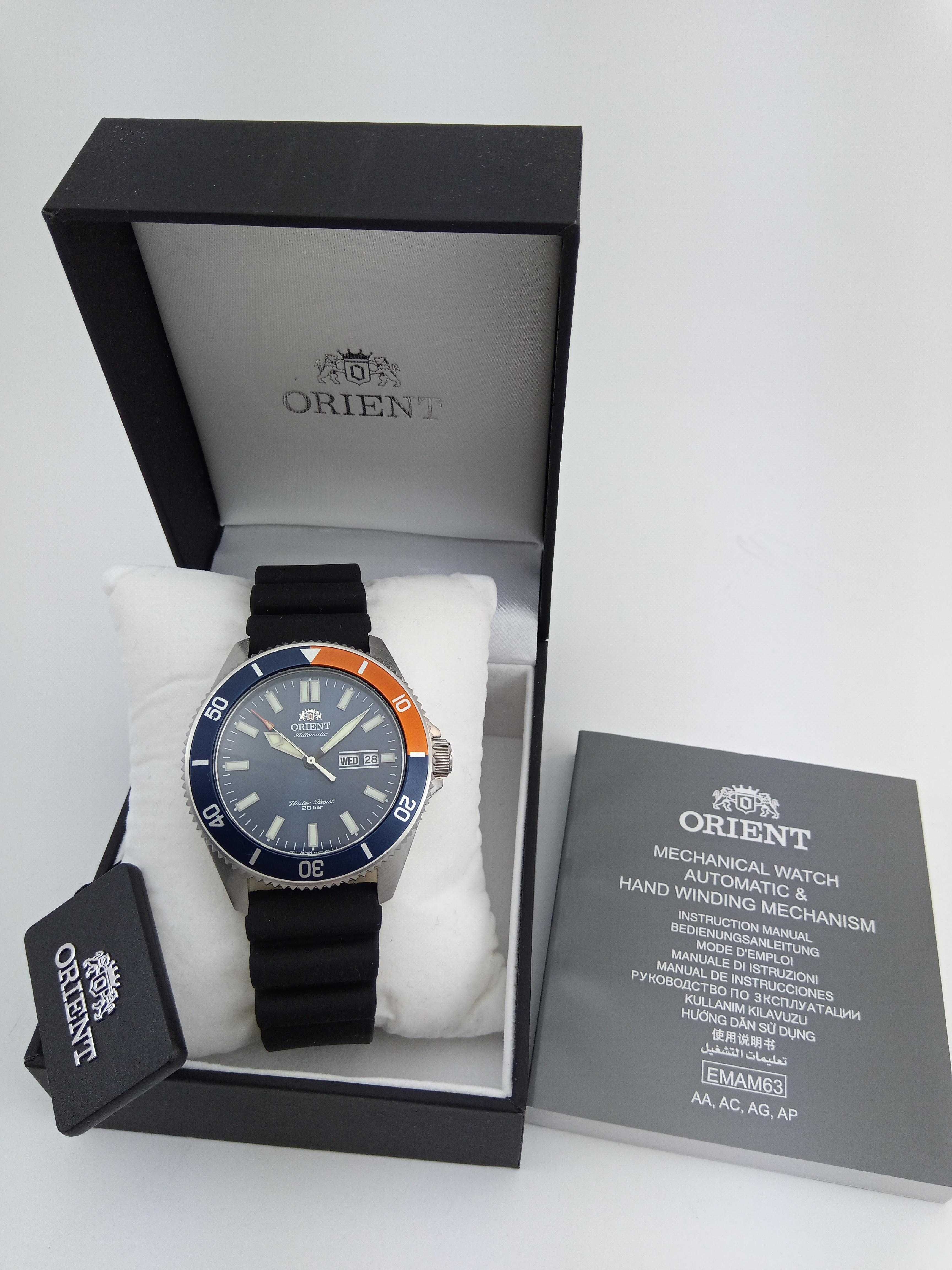 Японские часы Orient RA-AA0916L19B, механика, самозавод от движения