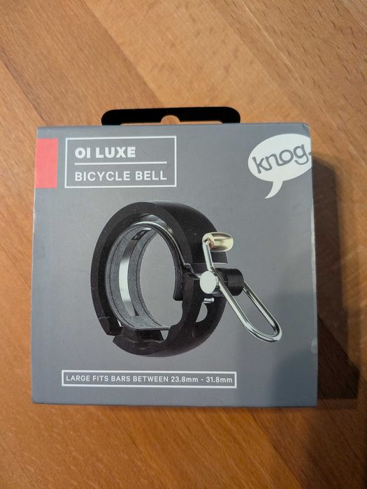 Knog dzwonek rowerowy 12129 OI LUXE używany uszkodzony na części