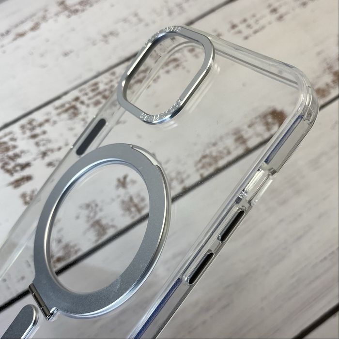 Чохол CLEAR GUARD RING/HOLDER MagSafe Case для iPhone 13/14, прозорий