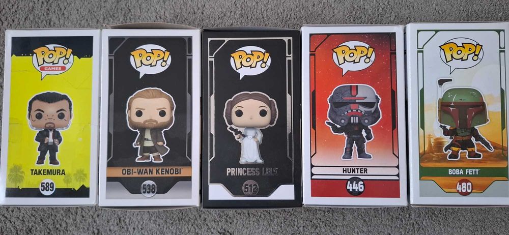 Vários Funko POP - Star Wars e Cyberpunk 2077