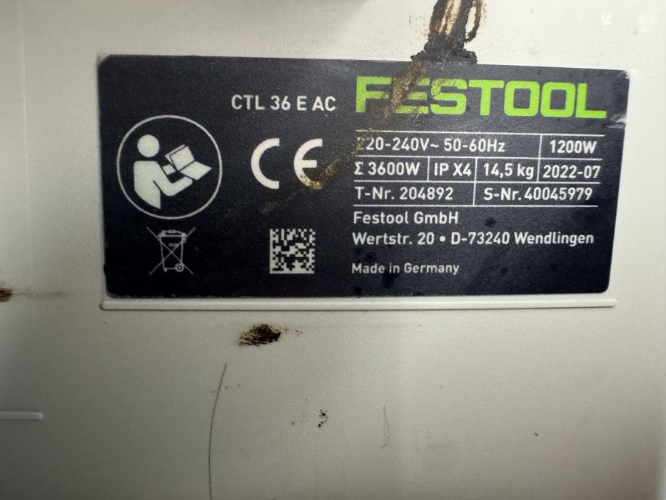 Пилосос Festool CTL 36 E AC