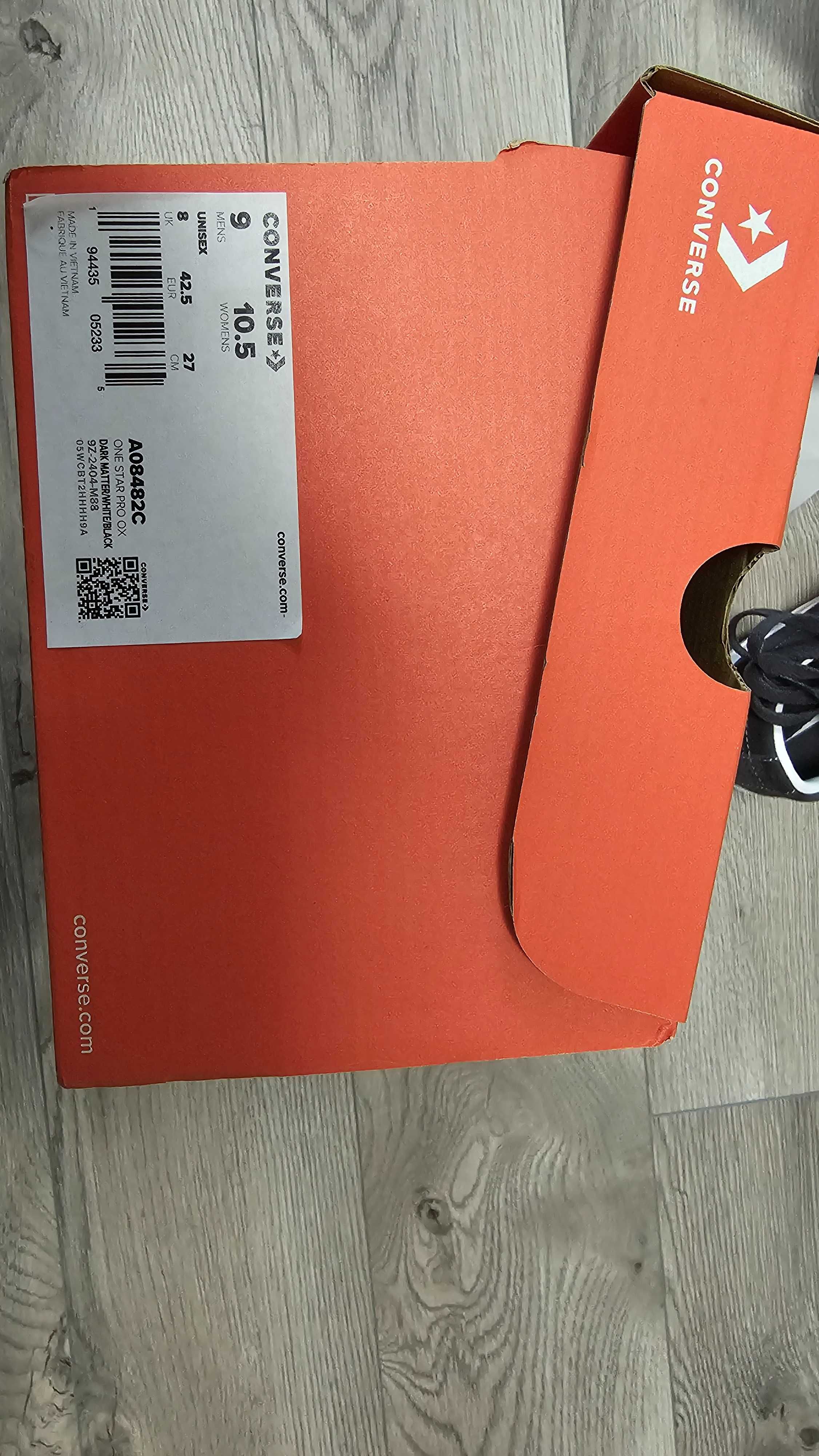 Нові кеди Converse One Star Pro Low Grey, розмір 42.5 (27 см)