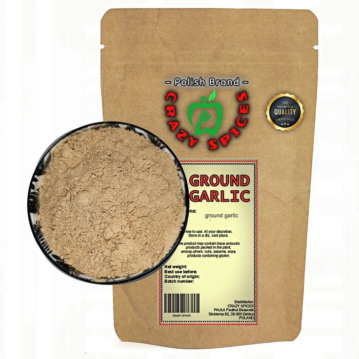 Czosnek mielony 1kg – CrazySpices, intensywny smak w każdym gramie