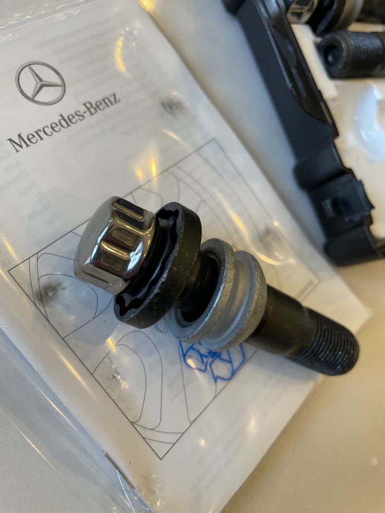 pernos porcas parafusos segurança novos originais Mercedes GLE