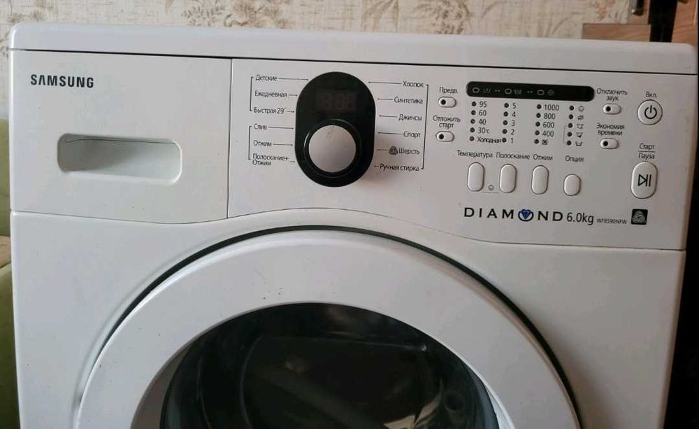 Пральна машина Samsung WF8590NMW, 6кг (б/у пару місяців)