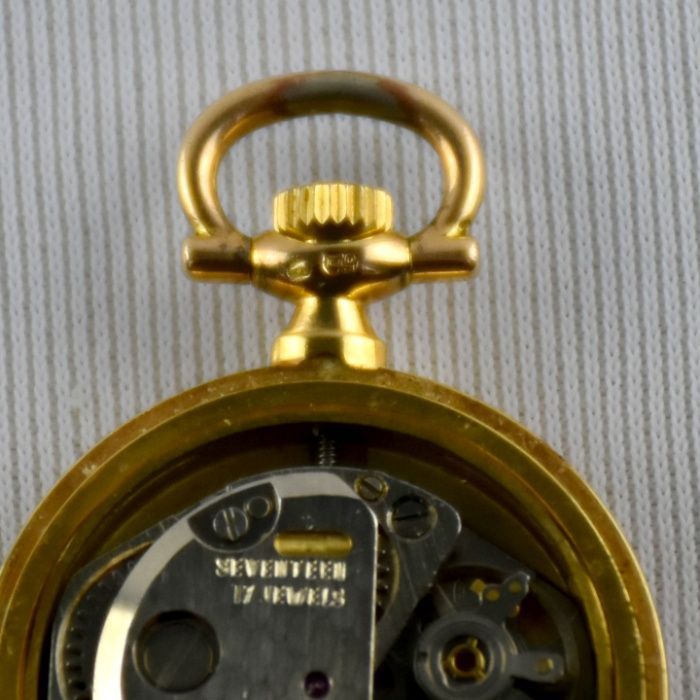 Relógio de pendurar de Senhora em Plaqué de Ouro, Oriente Luxe