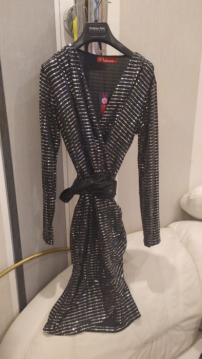 Вечернее платье на запах